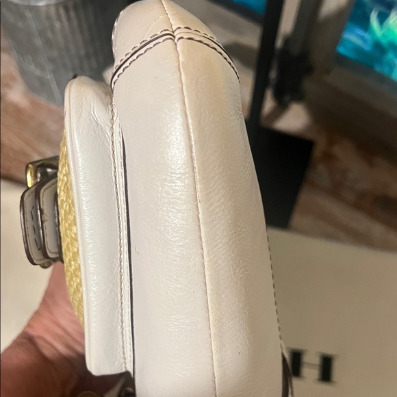 Coach Legacy Raffia Satchel - Picture 6 of 10